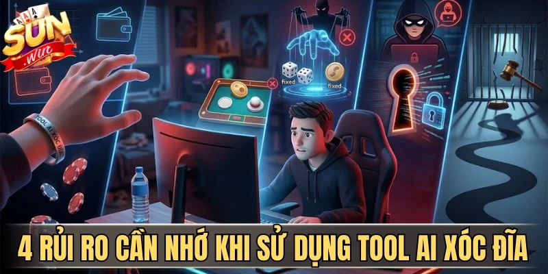 Ứng Dụng Tool AI Vào Chơi Xóc Đĩa Tối Đa Lợi Nhuận 4 Sunwin 4 rủi ro cần nhớ khi sử dụng Tool Ai xóc đĩa